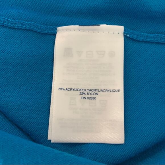 Lands end outfitters size XS short sleeve sweater. acrylic and nylon. - Picture 6 of 8